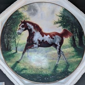 Painted Sunrise Hamilton Collection Decorative Plate